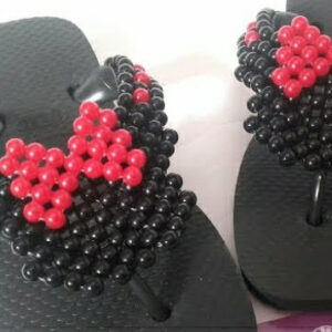 Chinelo Minnie Mouse de Pérolas